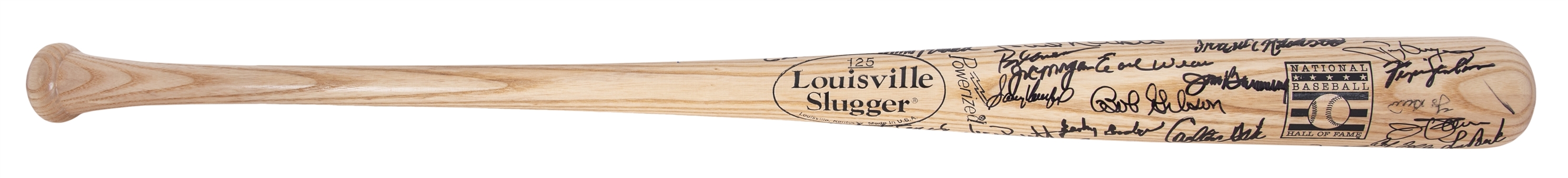 2007 Sparky Anderson Personally Owned Louisville Slugger Hall of Fame Induction Bat With 44 Signatures (Anderson Family LOA & Beckett)